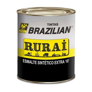 Imagem de Tinta Esmalte Sintético Rurai Branco Puro Brazilian 900Ml