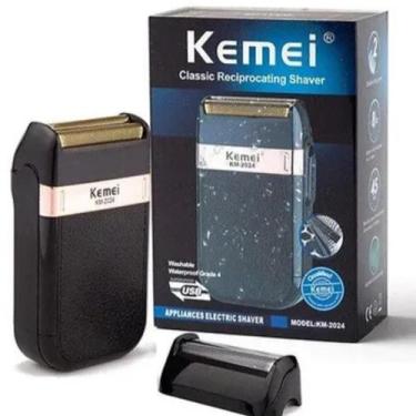 Imagem de Aparador Shaver Kemei KM-2024, Alta Performance para Corte de Barba e 