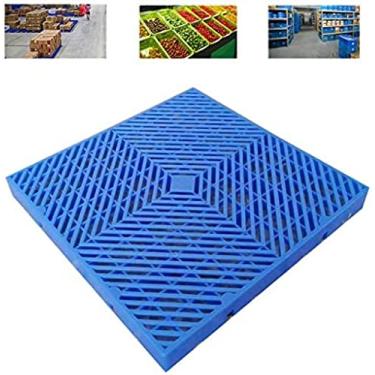 Imagem de Palete De Armazenamento Paletes De Plástico Costura Combinação De Diamante Projeto De Drenagem Para Prevenir A Poluição Fortalecimento E Firmeza Do Fundo Uso Para Armazém De Fábrica De Supermercad