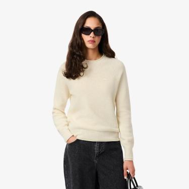 Imagem de Suéter de Lã Cardada de Malha 3D Lacoste Feminina-Feminino