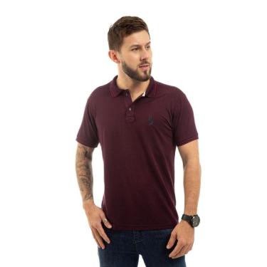 Imagem de Camisa Polo Masculina Piquet Algodão Casual