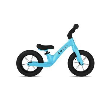 Imagem de Bicicleta sem Pedal de Equilibrio Colli Pitukinha Aro 12 Azul Infantil