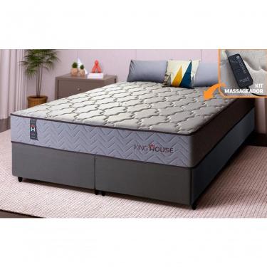 Imagem de Cama Box Magnético Casal 138x188 Bege Soft Relax King House