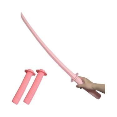 Imagem de Espada Samurai De Brinquedo Impressa Em 3D, Katana Retrátil, Faca De G