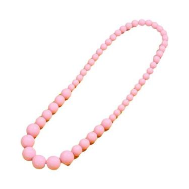 Imagem de Colar Elegante Feminino De Resina Com Imitação De Pérolas, Design Redo