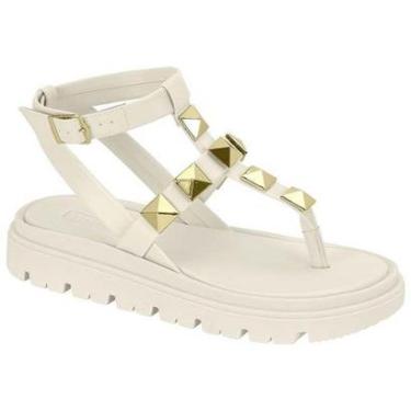 Imagem de Sandalia Feminina Moleca Gladiadora De Dedo Tachas 5504.102-Feminino