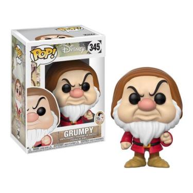 Imagem de Boneco Colecionável Pop Disney Snow White - Grumpy 10,5cm Funko