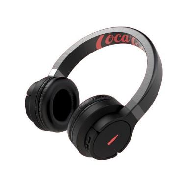 Imagem de Fone de ouvido Headphone Wireless Elite bass Coca-Cola - Preto - Iwill