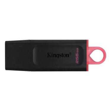 Imagem de Pen Drive Kingston 256GB USB3.2 Gen1 DataTraveler Exodia, Preto e Rosa