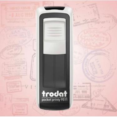 Imagem de Carimbo de bolso pocket Trodat, Branco