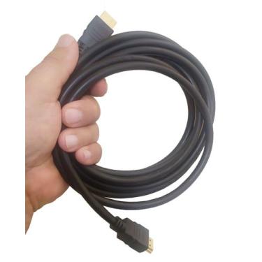 Imagem de Cabo Hdmi 2.0 Hdtv 4k 3 Metros 19 Pinos Para Smart Tv - SAINT