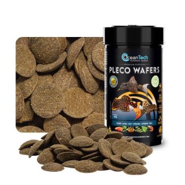 Imagem de Alimento OceanTech Pleco Wafers 100g para Peixes de Fundo Nutrição Com