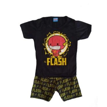 Imagem de Pijama Infantil Bebe Personagem Manga Curta Menino - SAME, Flash, 2