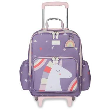 Imagem de Mochila de Rodinhas MasterBag Unicórnio Roxo, Único, Purple