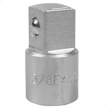 Imagem de Adaptador Para Chave Soquete Encaixe 3/8 Fêmea x 1/2 Macho Aço Cromo-V
