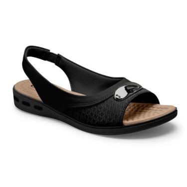 Imagem de Sandália Campesi CE072 Feminina - Preto, Preto, 35