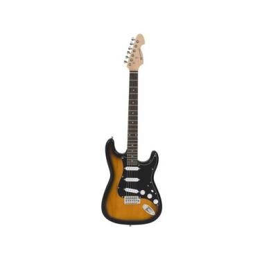 Imagem de Guitarra Michael Strato ST Standard - Sunburst Black