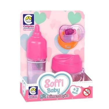 Imagem de Brinquedo Soffy Babi Kit Alimentação Cotiplas - 2673
