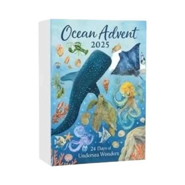 Imagem de Calendário De Advento Temático Do Oceano Com Figuras De Animais Marinh