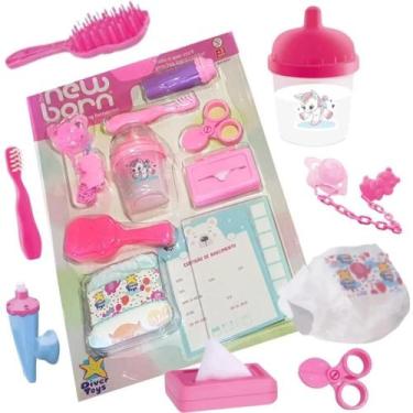 Imagem de Kit Acessorios De Boneca New Born - Divertoys