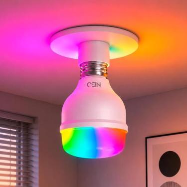 Imagem de Lampada Led Smart Wifi 2.4 GHz Bulbo Hp 20w 30w 40w 50w 2700K 6500K RG