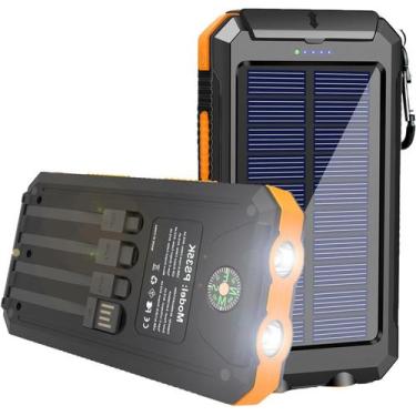 Imagem de Carregador Solar YELOMIN Power Bank à Prova dÁgua 20000mAh