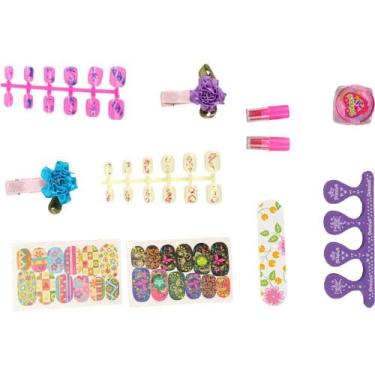 Imagem de Maquiagem e Beleza Infantil KIT UNHAS Decoradas (S) - Homeplay