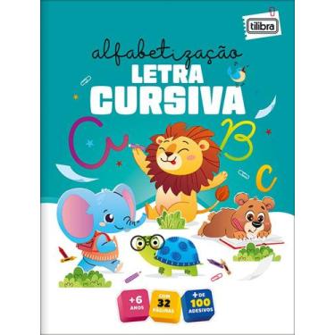 Imagem de Caderno Alfabetização Letras Cursiva 16fl Academie - TILIBRA, Unico, U