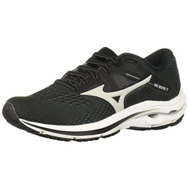 Imagem de Mizuno T nis de corrida feminino Wave Inspire 17, Dark Shadow - Lunar, 11 Wide