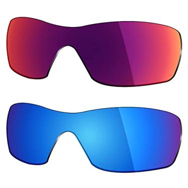 Imagem de 2 pares de lentes polarizadas de substituição da Mryok para óculos de sol Oakley Dart – Opções