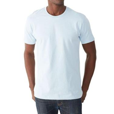 Imagem de Camiseta Para Sublimação 100% Poliéster Azul Bebê - P - Tudoprafoto