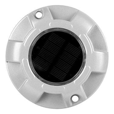 Imagem de 01 Luzes solares para deck, luz solar à prova d'água, bateria recarregável alimentada por energia solar para iluminação de estrada para quintal de caminhos para garagem