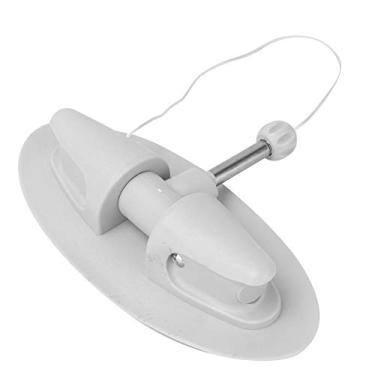 Imagem de Clipe de suporte de caiaque sólido, suporte de remo de barco, PVC branco para iate barco clipe de remo acessório inflável de barco