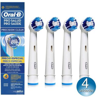Imagem de Refil Precision Clean Oral-b Com 4 Unidades - Para Escovas Elétricas Oral-b / Braun