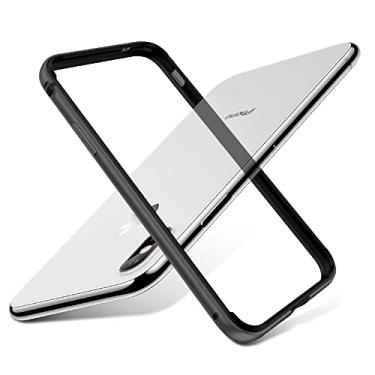 Imagem de Capa protetora de telefone de silicone metal alumínio para iPhone 14 13 Pro Max 12 Mini 11 13Pro 12Pro 11Pro para iPhone13 X XS XR 8 Plus SE 2020, preto, para iPhone 8 Plus