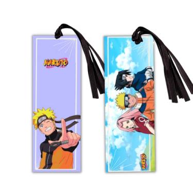 Imagem de Kit 2 Marcadores de página Anime - Naruto (para amantes de livros, conjunto de marcadores)