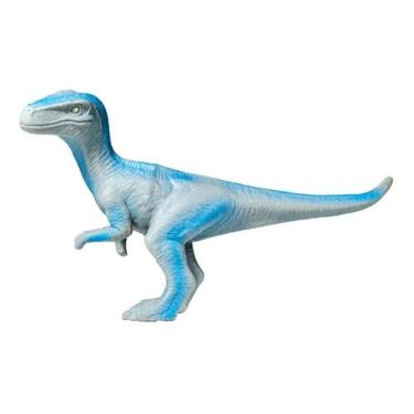 Imagem de Velociraptor Blue Dinossauro Jurassic Brinquedo De Borracha - Maralex