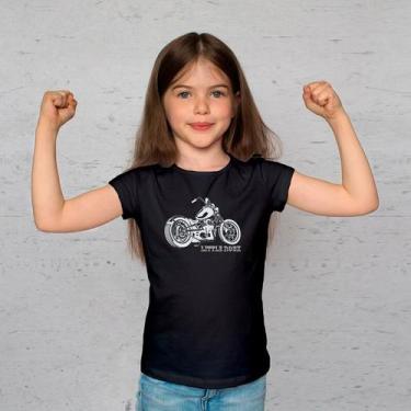 Imagem de Camiseta Infantil Moto Little Rock Preta - Motores