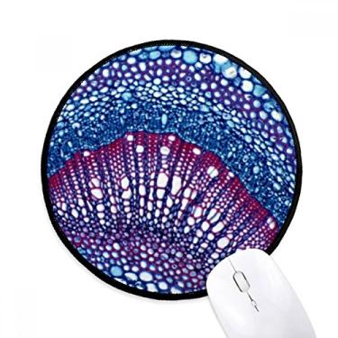 Imagem de DIYthinker Plant Science Cell Padrão Microcósmico Mouse Pad Desktop Office Tapete Redondo para Computador