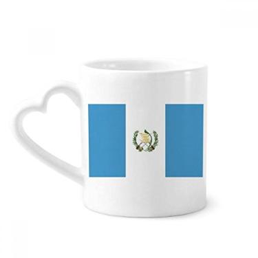 Imagem de Caneca nacional da Guatemala América do Norte país caneca café cerâmica copo de coração de vidro