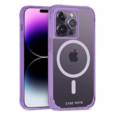 Imagem de Case-Mate Capa para Apple iPhone 14 Pro MagSafe compatível com capa resistente transparente Plus - La La Lavanda