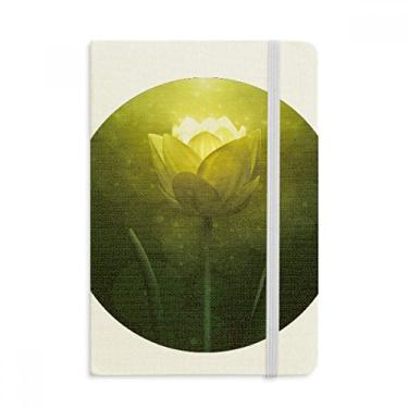 Imagem de Caderno tulipa Greenery para plantas de flores, capa dura de tecido, diário clássico