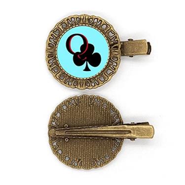 Imagem de Prendedor de cabelo Happiness Queen Club Q Poker grampo de cabelo