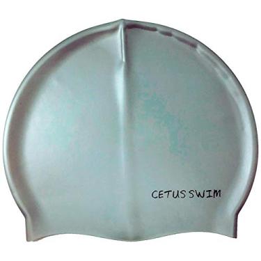 Imagem de Touca de Silicone para Natação Cetus - Cinza