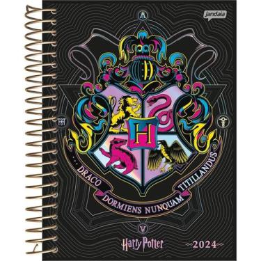 Imagem de Agenda Harry Potter 2024 Diaria Espiral 352 Folhas Pequena - Jandaia