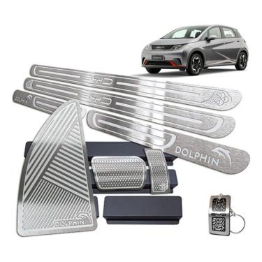 Imagem de Descanso Pedaleira Soleira Baixo Relevo Byd Dolphin 2023