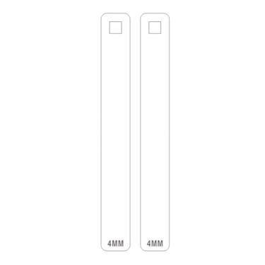 Imagem de Guia Profundidade Argila 2mm/3mm/4mm/5mm/6mm Ferramentas Para Cerâmica Régua Espessura Argila Brincos Diy Ferramenta Fabricação Pingente Régua Espessura Argila Acrílica