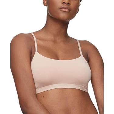 Imagem de Calvin Klein Sutiã feminino sem forro forma ao corpo, Cedro, XP