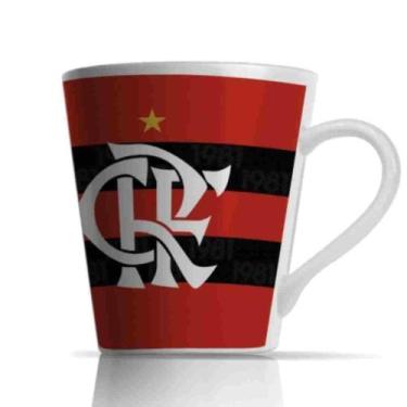 Imagem de Caneca Flamengo Porcelana 290ml - Allmix