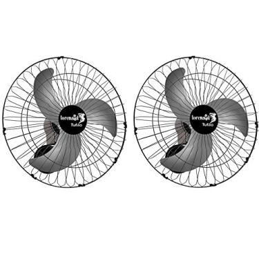 Imagem de Kit 2 Ventilador De Parede Tufão 60cm Preto Bivolt M2 Loren Sid